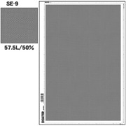 スクリーントーン デリータースクリーン アミ点 57.5L 50% SE-9