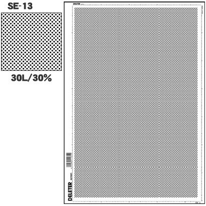 スクリーントーン デリータースクリーン アミ点 30L 30％ SE-13