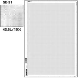 スクリーントーン デリータースクリーン アミ点 42.5L 10％ SE-31