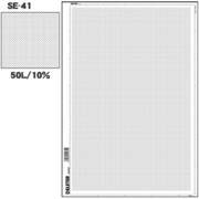 スクリーントーン デリータースクリーン アミ点 50L 10% SE-41