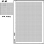 スクリーントーン デリータースクリーン アミ点 50L 20％ SE-42