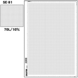 スクリーントーン デリータースクリーン アミ点 70L 10％ SE-81