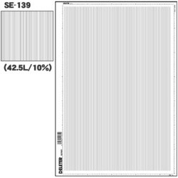 スクリーントーン デリータースクリーン 万線 42.5L 10％ SE-139