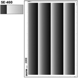 スクリーントーン デリータースクリーン グラデ 40L 5-90％ 4列 SE-460