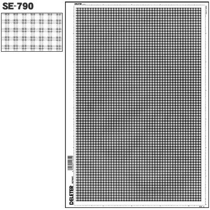 スクリーントーン デリータースクリーン チェック SE-790