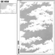 スクリーントーン デリータースクリーン 空 雲 SE-858