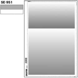 スクリーントーン デリータースクリーン グラデ 60L 0-40％ 2段 SE-951
