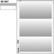 スクリーントーン デリータースクリーン グラデ 55L 0-30％ 3段 SE-967
