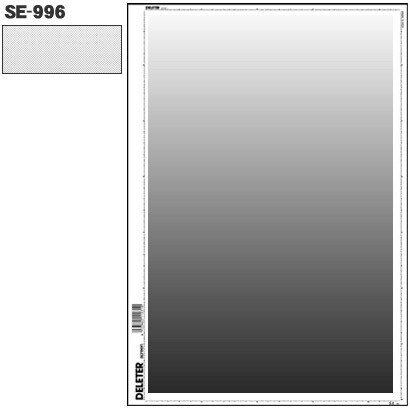 スクリーントーン デリータースクリーン グラデ 60L 0-90％ 1段 SE-996