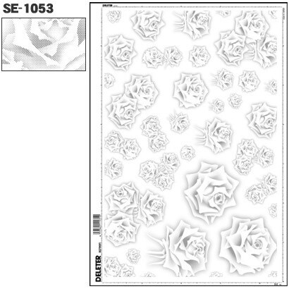 スクリーントーン デリータースクリーン 花柄 60L SE-1053