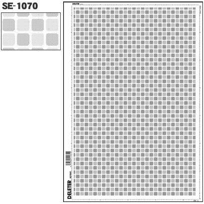 スクリーントーン デリータースクリーン タイル模様 60L SE-1070