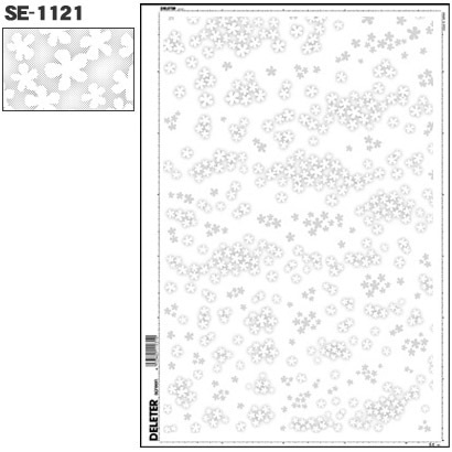 スクリーントーン デリータースクリーン 花柄 65L SE-1121
