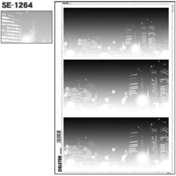 スクリーントーン デリータースクリーン 背景 夜景 60L SE-1264