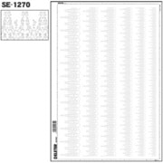 スクリーントーン デリータースクリーン レース柄 SE-1270