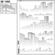 スクリーントーン デリータースクリーン 背景 ビル街 60L SE-1302