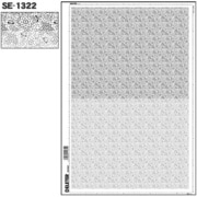 スクリーントーン デリータースクリーン 和柄 菊と蝶 60L SE-1322