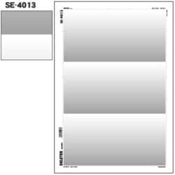 スクリーントーン デリータースクリーン グラデ 65L 0-50％ 3段 SE-4013