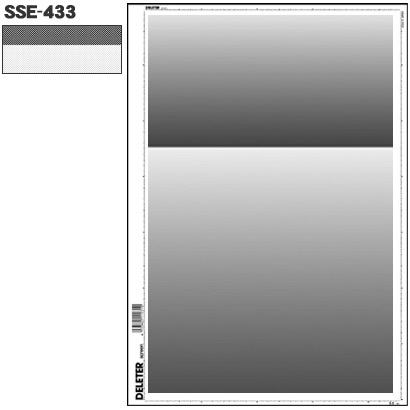 スクリーントーン デリータースクリーン グラデ 65L 5-60％ 2段 SSE-433