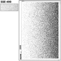 スクリーントーン デリータースクリーン グラデ 砂目 1列 SSE-490