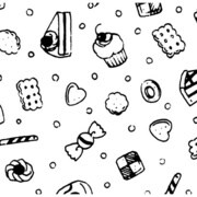 スクリーントーン デリータージュニアスクリーン お菓子 JR-143