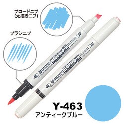 アルコールマーカー NEOPIKO2（ネオピコ2） アンティークブルー Y-463