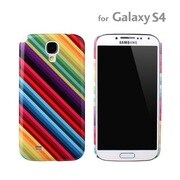 Basic デザインケース(レインボー) GalaxyS4 PopnGo