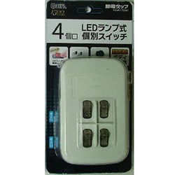 LED個別スイッチ付き 節電タップ 4個口 | マツキヨココカラ