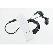 ICレコーダー&メモリー「イヤホン付メモリーボイスST」白 IC-U03W