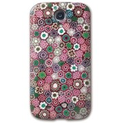 CBY-G4-062 GALAXY S4ケース フローラルパターン05C