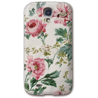 CBY-G4-045 GALAXY S4ケース フローラルパターン21A