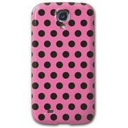 CBY-G4-090 GALAXY S4ケース Dots(P/BK)