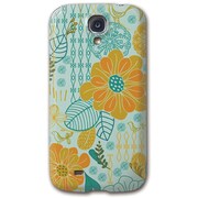 CBY-G4-037 GALAXY S4ケース フローラルパターン02C