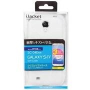 クリアホワイト PG-SC04E13CW GALAXYS4用シリコンケース
