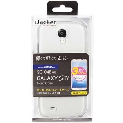 クリア PG-SC04E18CL GALAXYS4用PCスケース