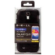 ブラックフェイクレザー PG-SC04E29BK GALAXYS4用PCケース