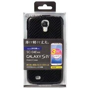 テクスチャーブラック PG-SC04E31BK GALAXYS4用PCケース