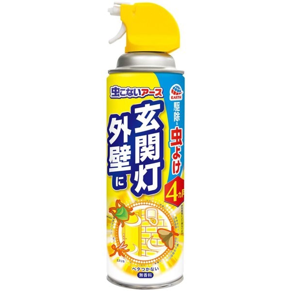 虫こないアース 玄関灯・外壁に 450ml [虫よけ・殺虫スプレー 玄関灯・外壁用]