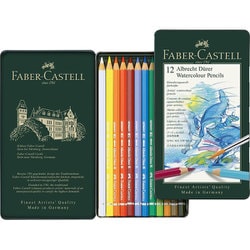 水彩色鉛筆 12色セット 六角軸 117512 Castell 8201 アルブレヒト デューラー