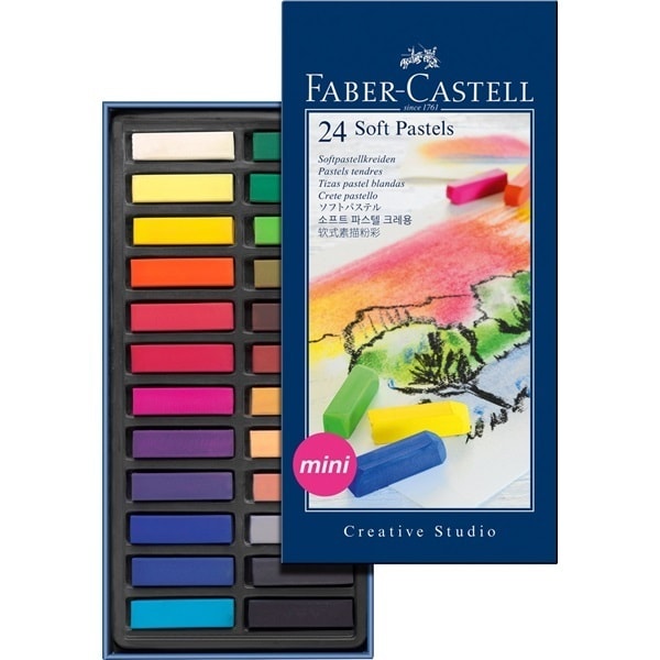 ゴールドファーバー ソフトパステル 24色セット 128224 Castell