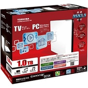 CANVIO DESK USB3.0対応 外付けハードディスク 1.0TB ホワイト HD-EB10TW