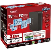 CANVIO DESK USB3.0対応 外付けハードディスク 3.0TB ブラック HD-EB30TK