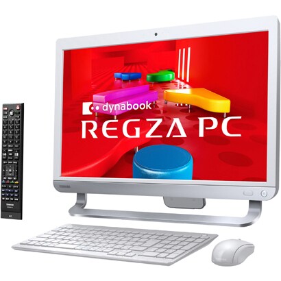 dynabook REGZA PC D713/T3JW 21.5型ワイド液晶/HDD1TB/DVDスーパーマルチドライブ リュクスホワイト PD713T3JBMW
