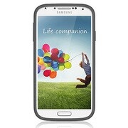 バンパ-ソリッド GALAXY S4 WH+ダークGY
