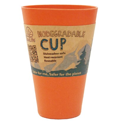 Cup 14743 Orange D9×H13cm [マグ・シェラカップ]