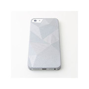 SQCPH500-SVR [SQUAIR Real Carbon Fiber Case fot iPhone5 DELTA Silver]