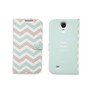 サマーパターンダイアリーケース GALAXY S4 ミント