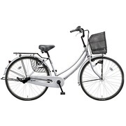 シティサイクル NOLKOG（ノルコグ） W型 ダイナモランプ 26型 変速なし M.XRシルバー＆BK N60W3