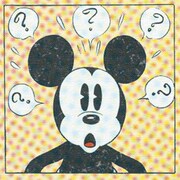 ファブリックパネル ミッキー dsn-0002
