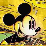 ファブリックパネル ミッキー dsn-0020