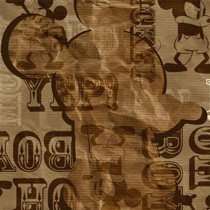 ファブリックパネル ミッキー dsn-0028